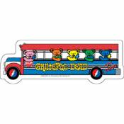 Grateful Dead Tour Bus With Bears - Vinyl Sticker