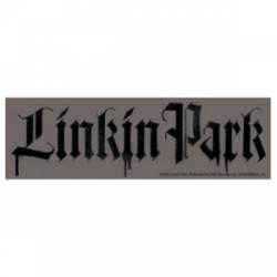 Linkin Park Gothic Logo With Drips - Vinyl Sticker