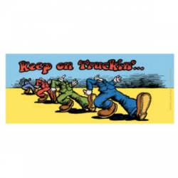 Robert Crumb Keep On Truckin - Vinyl Sticker