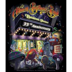 The Allman Brothers Band Beacon Theater 35th Anniversary - Vinyl Sticker