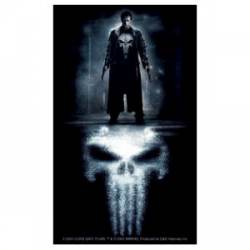 The Punisher Photo With Skull - Vinyl Sticker