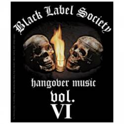 Black Label Society Hangover Music - Vinyl Sticker