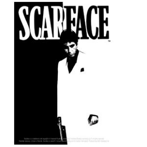 Scarface Silhouette - Vinyl Sticker at Sticker Shoppe