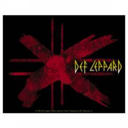 Def Leppard Splatter - Vinyl Sticker