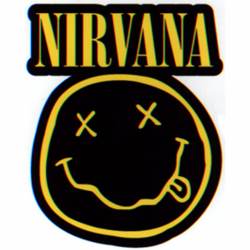 Nirvana Diecut Smiley Logo - Vinyl Sticker