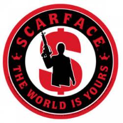 Scarface The World Is Yours - Vinyl Sticker