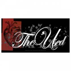 The Used Boxed Heart Logo - Vinyl Sticker