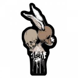 The Used Skull Bunny - Vinyl Sticker