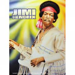 Jimi Hendrix Kennedy Woodstock - Vinyl Sticker
