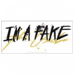 The Used I'm A Fake - Vinyl Sticker