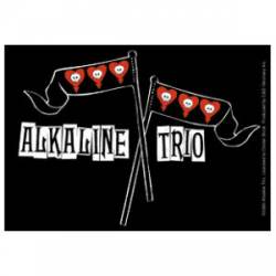 Alkaline Trio Flags - Vinyl Sticker