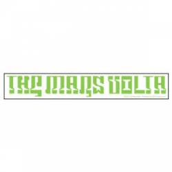 Mars Volta Green Logo - Vinyl Sticker