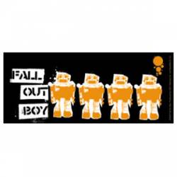 Fall Out Boy Robots - Vinyl Sticker