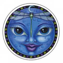 Shanna Trumbly Dragonfly Moon - Vinyl Sticker