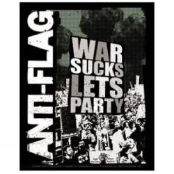Anti-Flag War Sucks - Vinyl Sticker