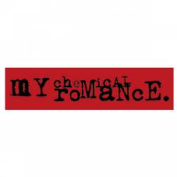 My Chemical Romance Logo - Red Vinyl Sticker