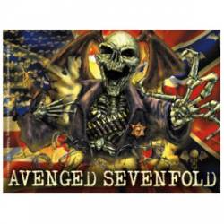 Avenged Sevenfold Confederate - Vinyl Sticker