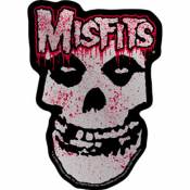 The Misfits Logo And Skull - Silver Vinyl Sticker