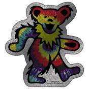 Grateful Dead Dancing Bear - Metallic Rainbow Vinyl Sticker