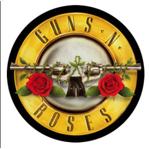 Guns N Roses Bullet - Vinyl Sticker at Sticker Shoppe