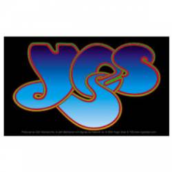 Yes Blue Logo - Vinyl Sticker