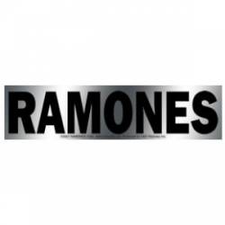 The Ramones Logo - Silver Vinyl Sticker