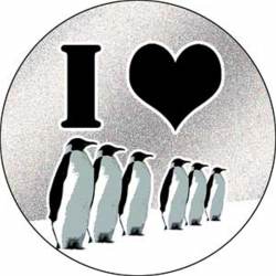 Animals I Love Penguins - Vinyl Sticker
