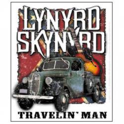 Lynyrd Skynyrd Travelin Man - Vinyl Sticker