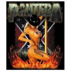 Pantera Hot Babe - Vinyl Sticker