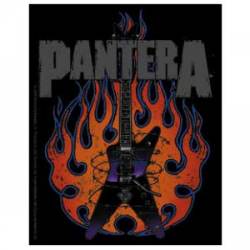 Pantera Dimebag Guitar - Vinyl Sticker