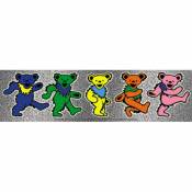 Grateful Dead Dancing Bears Strip - Vinyl Sticker