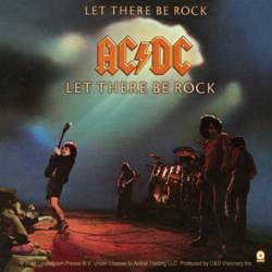 AC/DC Let There Be Rock - Vinyl Sticker