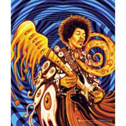Jimi Hendrix Sweet Music - Vinyl Sticker