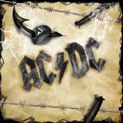 AC/DC Barbwire - Vinyl Sticker