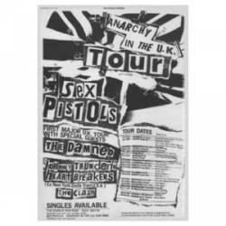 Sex Pistols Tour Poster - Vinyl Sticker