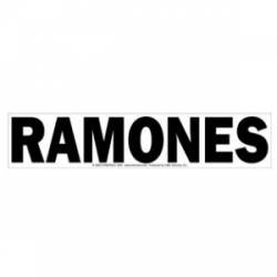 The Ramones Logo - Black Vinyl Sticker