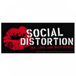 Social Distortion Lip Logo - Vinyl Sticker