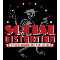 Social Distortion Skelly & Logo - Vinyl Sticker