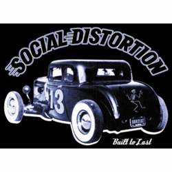 Social Distortion Hot Rod - Vinyl Sticker