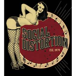 Social Distortion Burlesque - Vinyl Sticker