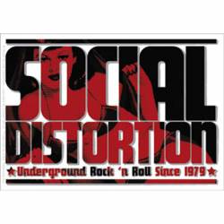Social Distortion Logo - Vinyl Sticker
