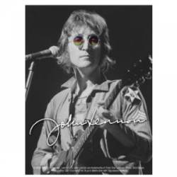 John Lennon Guitar - Vinyl Sticker