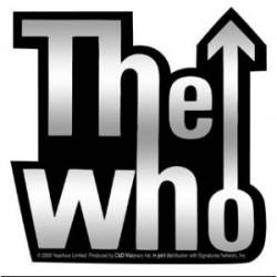 The Who Silver Logo - Sticker