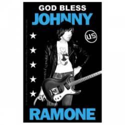 Johnny Ramone God Bless - Vinyl Sticker