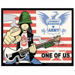 Johnny Ramone Recruitment - Vinyl Sticker