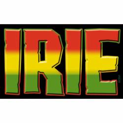 Reggae And Rasta Irie - Vinyl Sticker