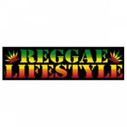 Reggae And Rasta Reggae Lifestyle - Vinyl Sticker