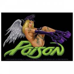 Poison Winged Babe - Vinyl Sticker