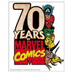 Marvel Comics Retro 70 Years - Vinyl Sticker