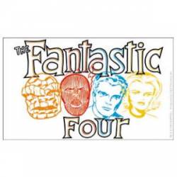 Fantastic Four Fantastic Four - Vinyl Sticker